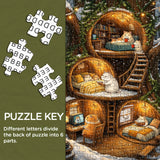 Puzzle Cosy Mouse Hut 1000 pièces