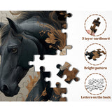 Floral Horse Jigsaw Puzzle 1000 Pieces