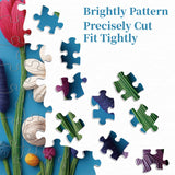 Blue Flower Field Campo puzzle PUZZLE 1000 pezzo