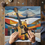 Puzzle Guitare Géométrique 1000 Pièces