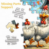 Puzzle Con Polli Girasole 1000 Pezzi