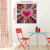 Rainbow Heart Jigsaw Puzzle 1000 Pieces