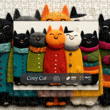 Cozy Cat Jigsaw Puzzle 1000 Pieces