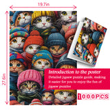 Beanie Cat Jigsaw Puzzle 1000 Pieces