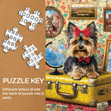 Travel Puppy Jigsaw Puzzle 1000 Pieces