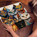 Abstract Cat Jigsaw Puzzle 1000 Pieces