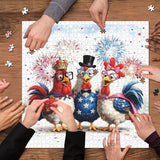 Cheerful Chickens Jigsaw Puzzle 1000 Pieces