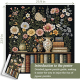 Whimsical Book Haven Jigsaw Puzzle 1000 Pieces