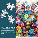 Monster Family Jigsaw Puzzle 1000 Pieces