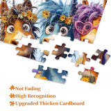 Puzzle con mandria di cavalli gioiosa, 1000 pezzi