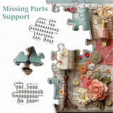 Puzzle Atelier di cucito floreale 1000 pezzi