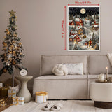 Snowy Night Village Jigsaw Puzzle 1000 Pieces