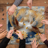 Quilled Twin Eagles Jigsaw Puzzle 1000 Pieces