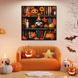 Halloween Bookshelf Jigsaw Puzzle 1000 Pieces