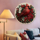 Wreath & Cardinals Bird Jigsaw Puzzle 1000 Pieces