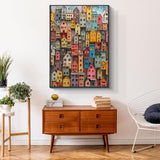 Multicolored Buildings Jigsaw Puzzle 1000 Pieces