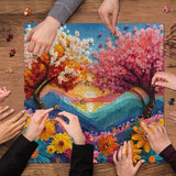 Diamond Paper Bloom Puzzle 1000 Teile
