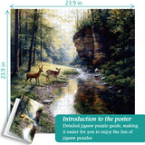 Puzzle bosco tranquillo puzzle 1000 pezzi