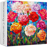 Blooming Carnations Jigsaw Puzzle 1000 Pieces