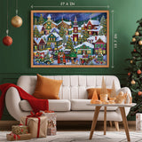 Christmas Joyous Town Jigsaw Puzzle 1000 Pieces