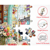 Teatime Canal Cottage Jigsaw Puzzle 1000 Pieces