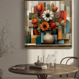 Geometrisches Blumenrhythmus-Puzzle 1000 Teile