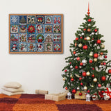 Blue Christmas Wonderland puzzle puzzle 1000 pezzi