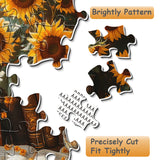 Reading Among Sunflowers Jigsaw Puzzle 1000 Pieces