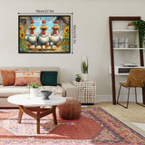 Puzzle Con Polli Girasole 1000 Pezzi