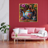 Floral Teapot Jigsaw Puzzle 1000 Pieces