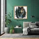 Wolf at the Waterfall Jigsaw Puzzle 1000 Pieces