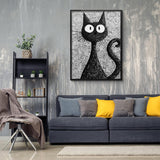 Whimsical Ink Cat Jigsaw Puzzle 1000 Pieces