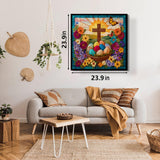 Easter Eggs & Cross Jigsaw Puzzle 1000 Pieces