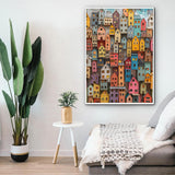 Multicolored Buildings Jigsaw Puzzle 1000 Pieces