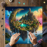 Puzzle del Regno Galleggiante da 1000 pezzi