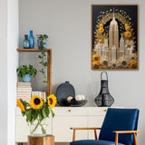 Sunflower Cityscape Jigsaw Puzzle 1000 Pieces