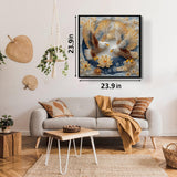 Quilled Twin Eagles Jigsaw Puzzle 1000 Pieces