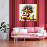 Puzzle con anatra innamorata, 1000 pezzi