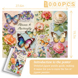 Butterfly Bloom Jigsaw Puzzle 1000 Pieces