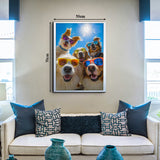 Sunglasses Dog Paradise Jigsaw Puzzle 1000 Pieces