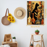 Puzzle con gatti floreali, 1000 pezzi