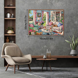 Caldo salotto da soggiorno puzzle 1000 pezzi