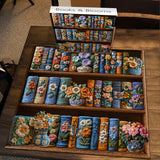 Libros y flores Rompecabezas Puzzle 1000 piezas