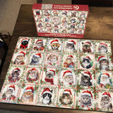 Christmas Cat Jigsaw Puzzles 1000 Pieces