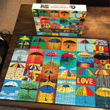 Colorful Umbrella Jigsaw Puzzle 1000 Pieces