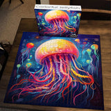 Corlorful Jellyfish Jigsaw Puzzle 1000 Pieces