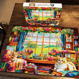 Cozy Flower Retreat Jigsaw Puzzle 1000 Pieces