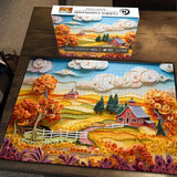 Golden Countryside Jigsaw Puzzle 1000 Pieces