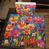 Mosaic of Flowers Jigsaw Puzzle 1000 Pieces