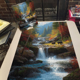 Montaña Waterfall Jigsaw Puzzle 1000 piezas